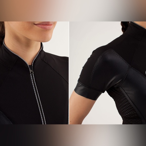NWOT Lululemon Paceline Jersey in Black - Picture 4 of 10